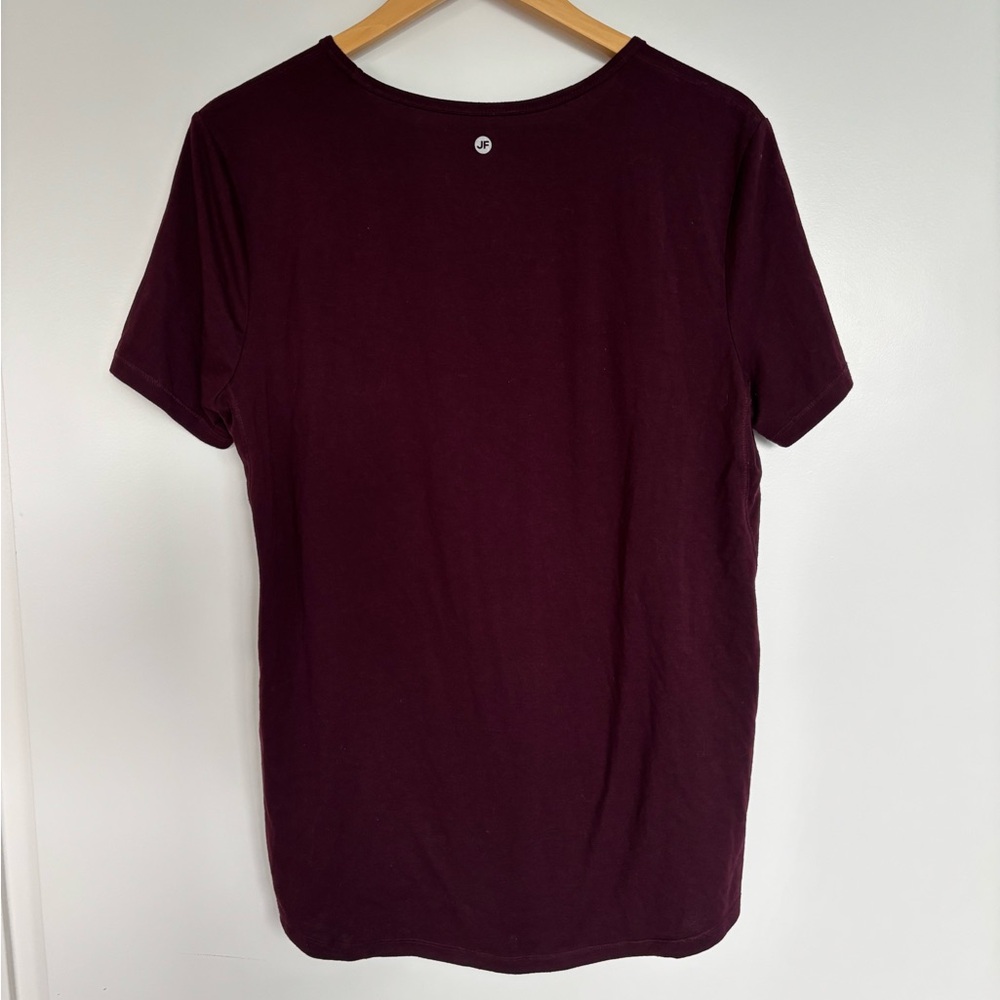JOE FRESH/GEORGE 18-19” PTP 2 Pc Set of Women's Tops, Purple/Leopard, Size L/XS - Picture 10 of 16
